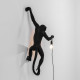 Monkey Lamp Hanging Left Hand Black Outdoor Seletti dettaglio
