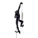Monkey Lamp Hanging Left Hand Black Outdoor Seletti vista