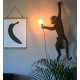 Monkey Lamp Hanging Right Hand Black Outdoor Seletti ambientazione