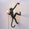 Monkey Lamp Hanging Right Hand Black Outdoor Seletti dettaglio
