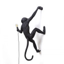 Monkey Lamp Hanging Right Hand Black Outdoor Seletti vista
