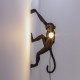 Monkey Lamp Hanging Right Hand Black Outdoor Seletti dettaglio