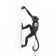 Monkey Lamp Hanging Right Hand Black Outdoor Seletti vista