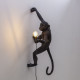 Monkey Lamp Hanging Right Hand Black Outdoor Seletti dettaglio
