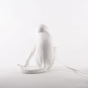 Monkey Lamp Sitting White Seletti vista