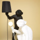 Monkey Lamp Sitting White Seletti ambientazione