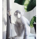 Monkey Lamp Sitting White Seletti ambientazione