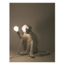 Monkey Lamp Sitting White Seletti ambientazione