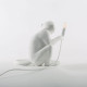 Monkey Lamp Sitting White Seletti vista