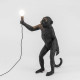 Monkey Lamp Standing Black Outdoor Seletti dettaglio