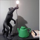 Monkey Lamp Standing Black Outdoor Seletti ambientazione