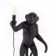 Monkey Lamp Standing Black Outdoor Seletti dettaglio