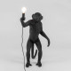 Monkey Lamp Standing Black Outdoor Seletti dettaglio