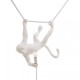 Monkey Lamp Swing White Seletti vista