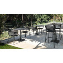 Moon Alu Tavolo da Bar 70 x 70 Talenti Outdoor ambientazione