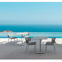 Moon Alu Tavolo da Pranzo 80 x 80 Talenti Outdoor ambientazione