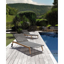 Moon Teak lettino Talenti Outdoor ambientazione