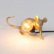 Mouse Lamp Lop Gold Seletti dettaglio