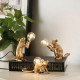 Mouse Lamp Lop Gold Seletti ambientazione