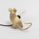 Mouse Lamp Mac Gold Seletti dettaglio