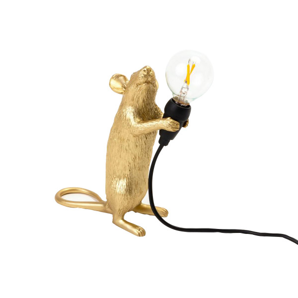 Mouse Lamp Step Gold Seletti