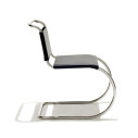 Knoll Mies Van Der Rohe MR Sedia senza braccioli in cuoio vista
