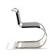 Knoll Mies Van Der Rohe MR Sedia senza braccioli in cuoio vista