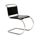 Knoll Mies Van Der Rohe MR Sedia senza braccioli in cuoio vista