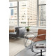 Knoll Mies Van Der Rohe MR Sedia con braccioli in midollino ambientazione