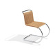 Knoll Mies Van Der Rohe MR Sedia senza braccioli in midollino vista