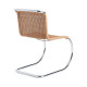 Knoll Mies Van Der Rohe MR Sedia senza braccioli in midollino vista