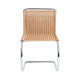 Knoll Mies Van Der Rohe MR Sedia senza braccioli in midollino vista