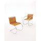 Knoll Mies Van Der Rohe MR Sedia senza braccioli in midollino vista