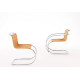 Knoll Mies Van Der Rohe MR Sedia senza braccioli in midollino vista
