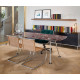 Knoll Mies Van Der Rohe MR Sedia senza braccioli in midollino ambientazione