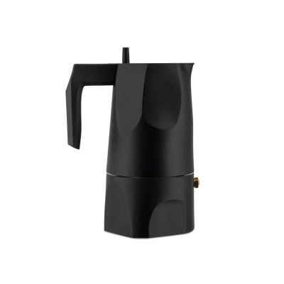 Alessi MT18/3 B Ossidiana Caffettiera espresso 3 tazze Nero