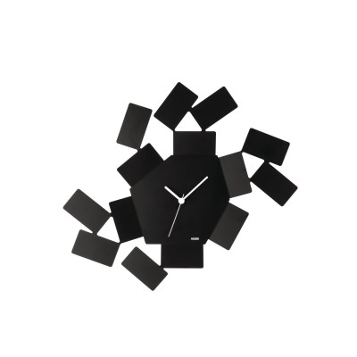 Alessi MT19 B La Stanza dello Scirocco Orologio da parete Nero