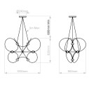 Munari 10 Lampada a sospensione DCW éditions dimensioni