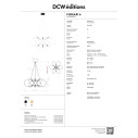 Munari 6 Lampada a sospensione DCW éditions specifiche tecniche