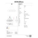 Munari 8 Lampada a sospensione DCW éditions specifiche tecniche