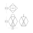 Muse Lantern Outdoor Battery lampada da tavolo-terra Contardi dimensioni Large