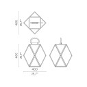 Muse Outdoor Battery lampada da tavolo-terra Contardi dimensioni Medium
