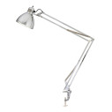 FontanaArte Naska Grande lampada da tavolo cromo con morsetto vista