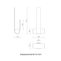 Nastro 563.42 lampada da parete Tooy dimensioni