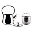Alessi NF01 Bollitore-Teiera in acciaio Inox dettaglio