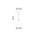 ARTEMIDE NH 14 Ceiling lampada da soffitto dimensioni