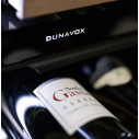 Dunavox Noble-25 cantina vino 25 bottiglie doppia zona dettaglio