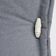Letto Eden Advance H 27 Ring Noctis dettaglio alamari Neve