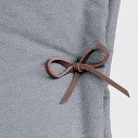 Letto Eden Advance H 27 Ring Noctis dettaglio fiocchi Cioccolato