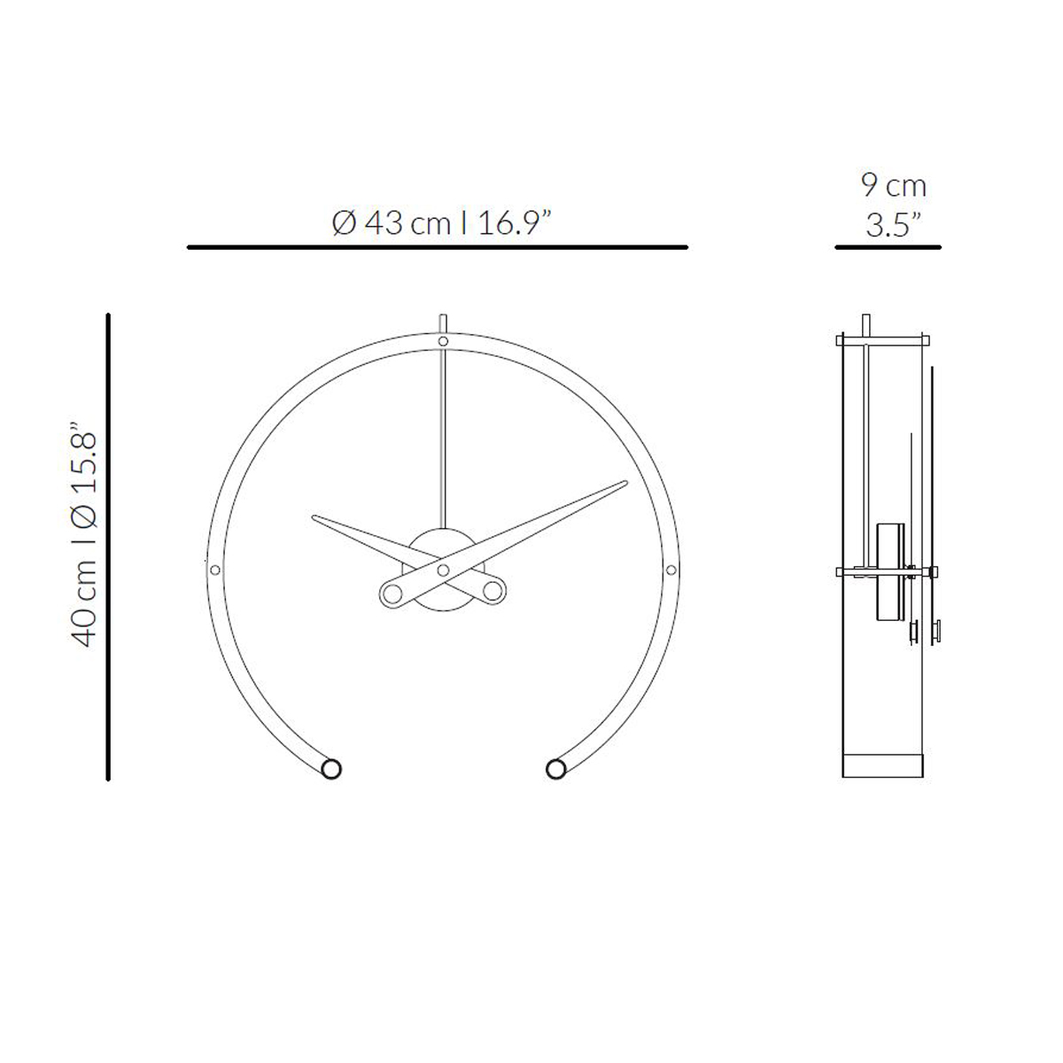 NOMON Omega I orologio da tavolo | DESIGNPERTE.IT